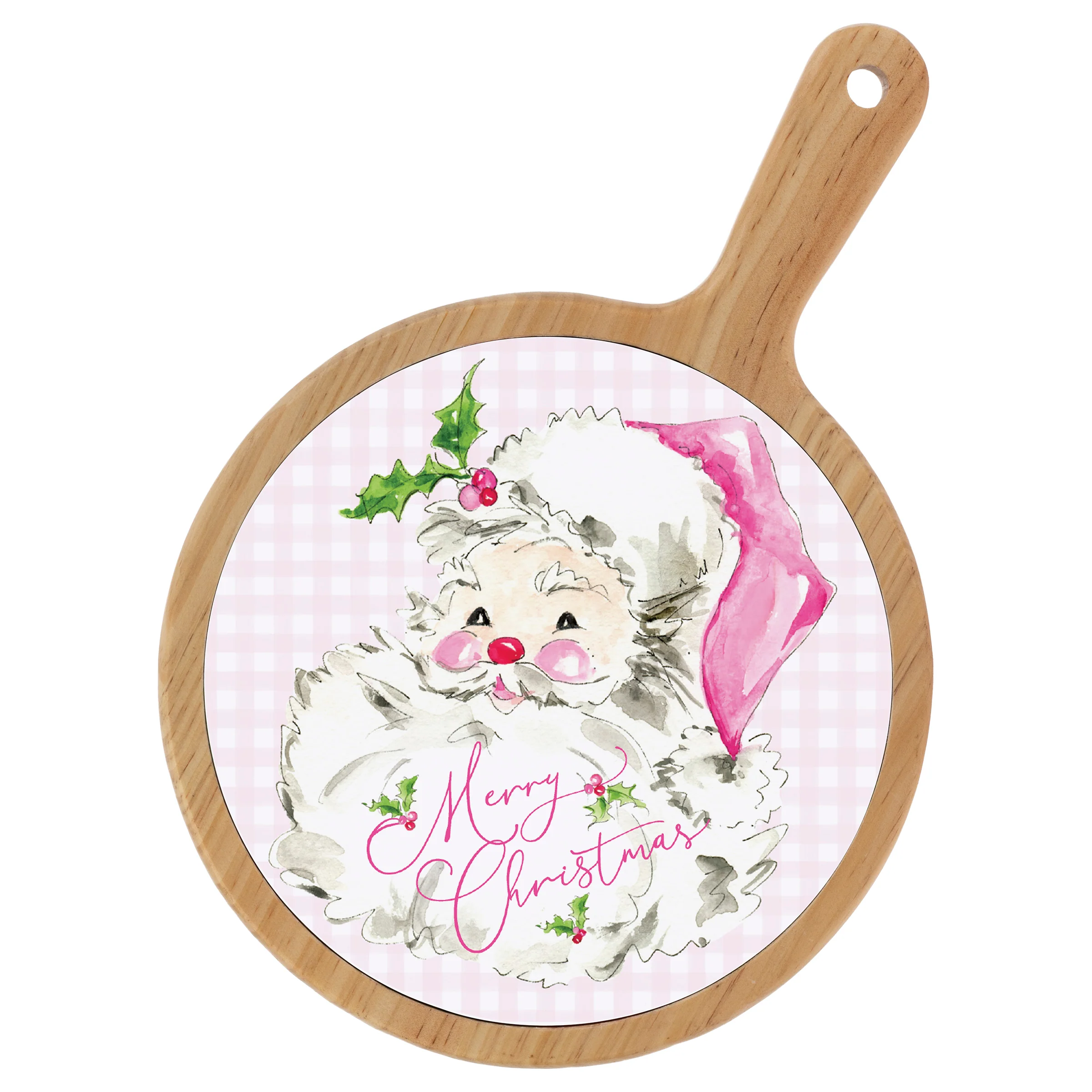 Pink Santa Cheeseboard