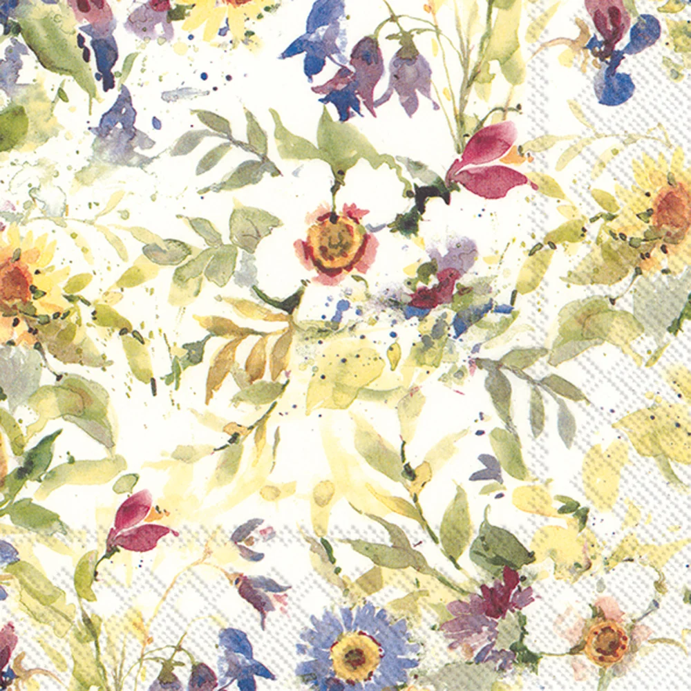 Packed Flowers Lunch Napkin