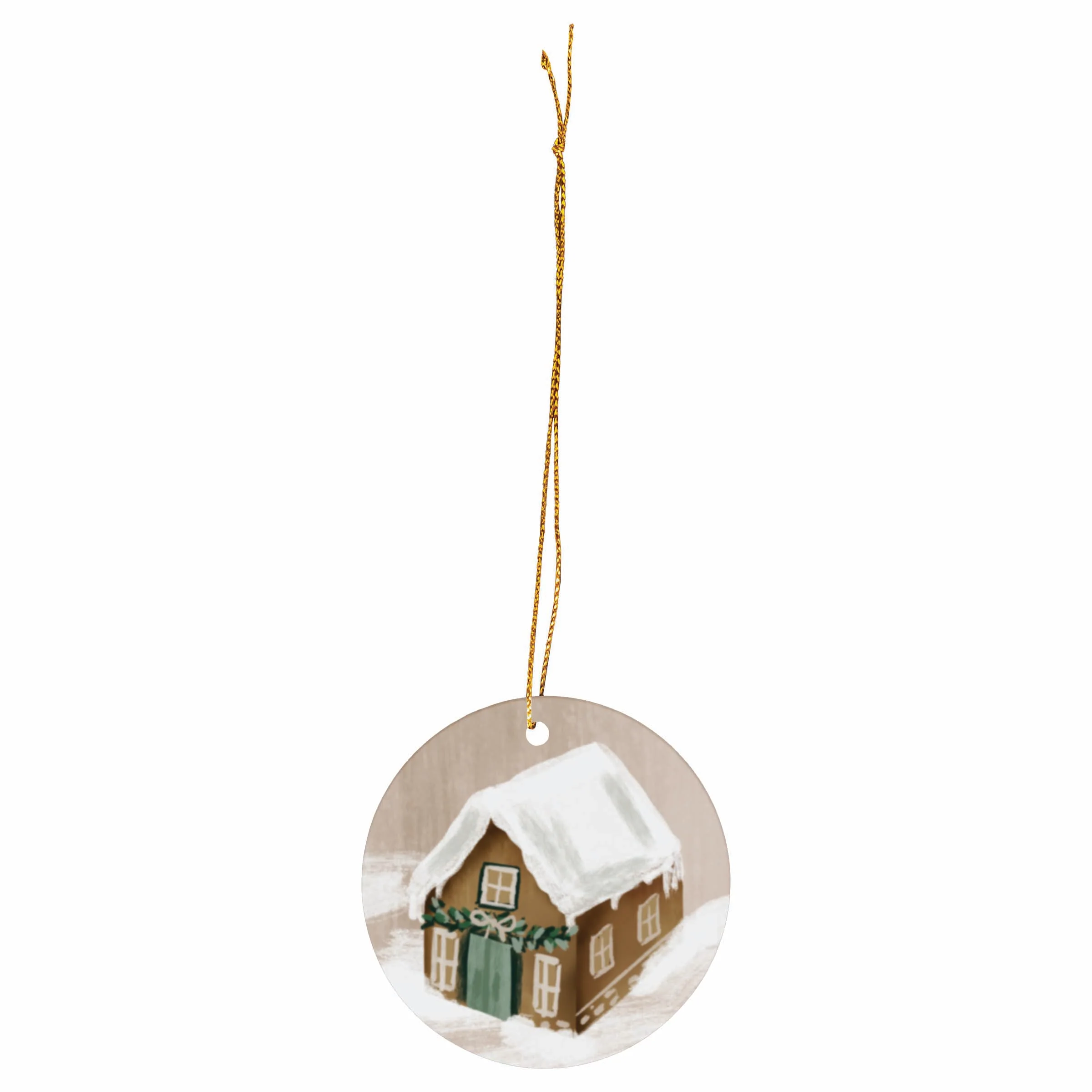 Gilded House Ornament
