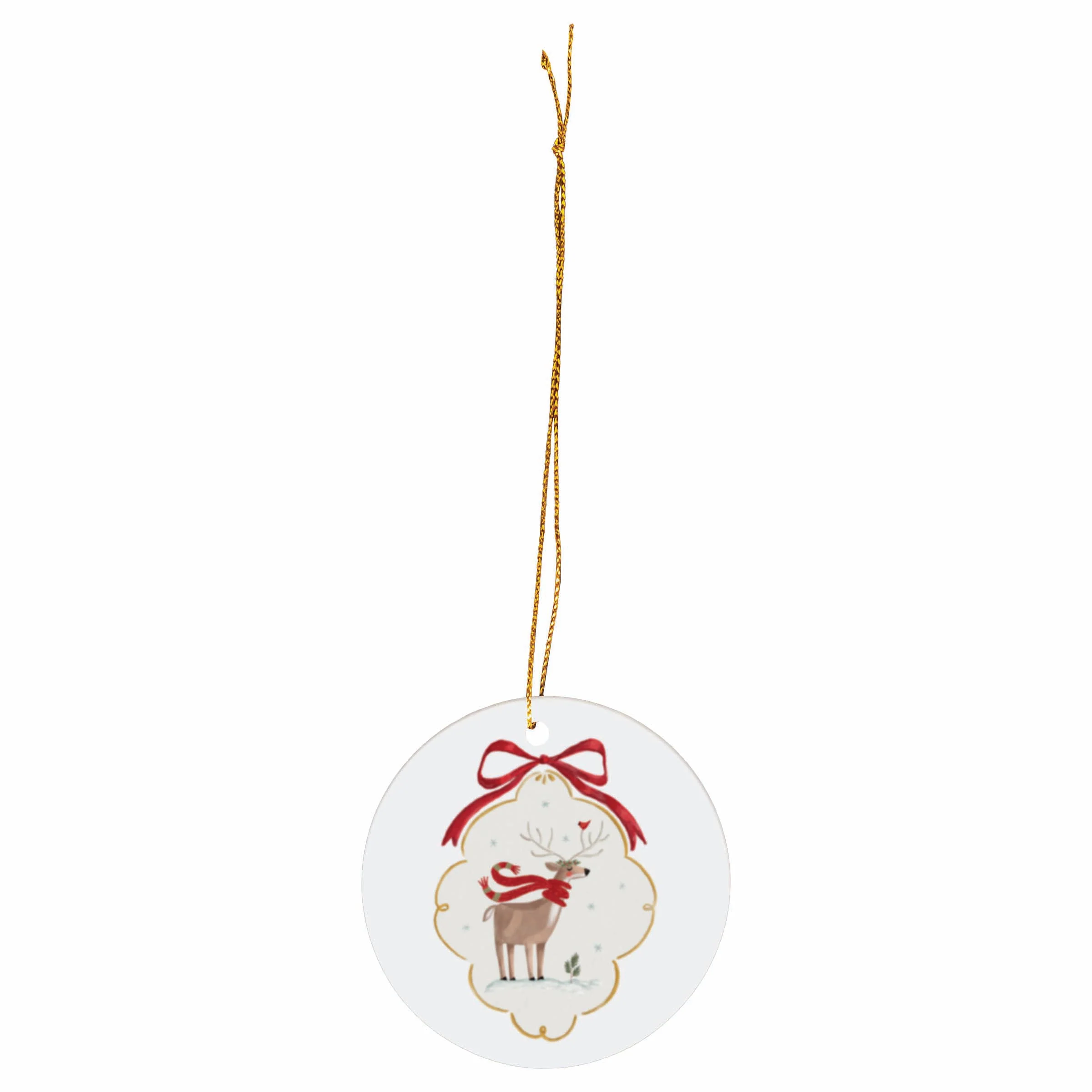 Frosty Reindeer Ornament
